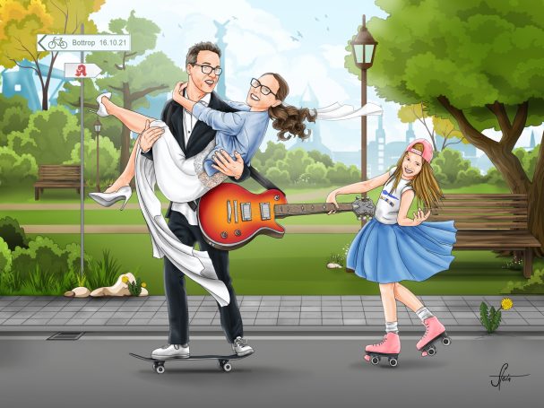Persönliche Illustrationen & Karikaturen nach Foto – als Erinnerung oder Geschenk