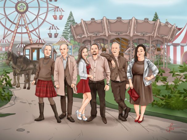 Persönliche Illustrationen & Karikaturen nach Foto – als Erinnerung oder Geschenk